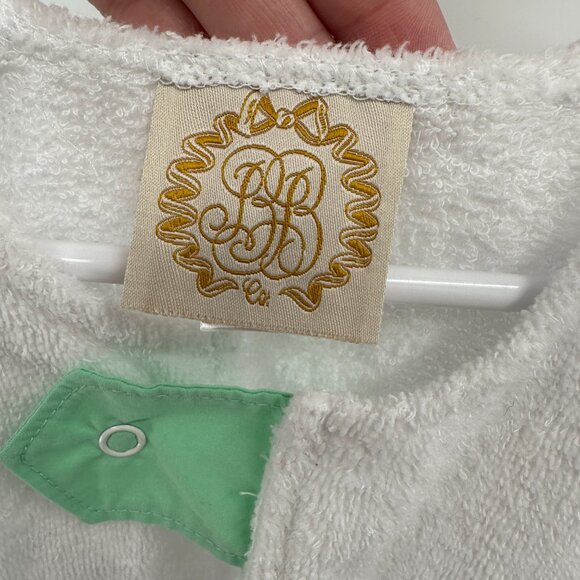 The Beaufort Bonnet Company Terry Cloth Bath Robe Snap 6-12 Months Lot of 2 - Picture 7 of 12